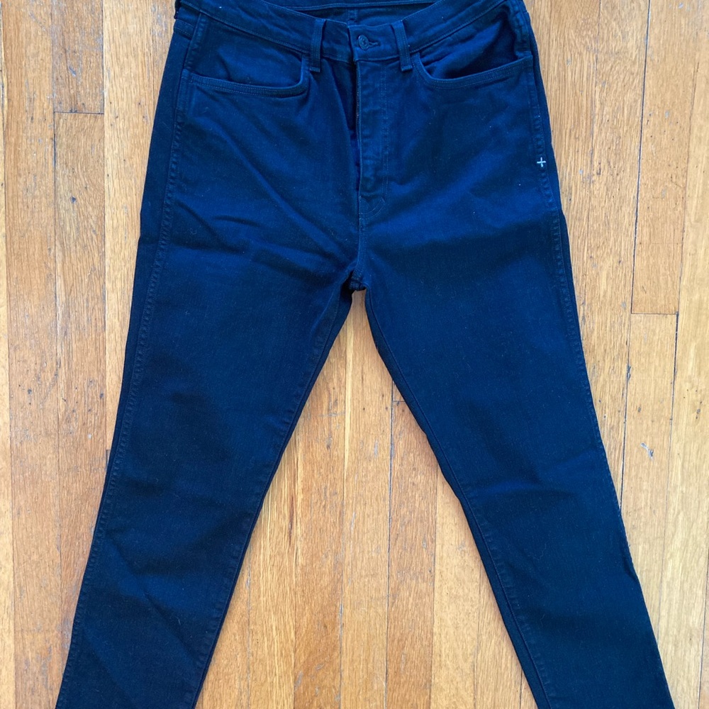 Imogene + Willie Josette blue black cropped skinny jean